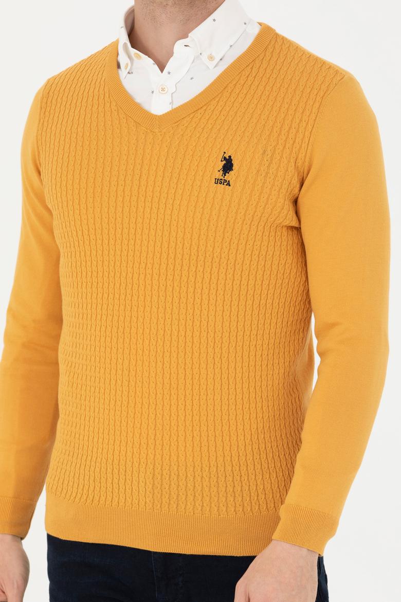 Erkek Hardal V Yaka Kazak - 50268937084