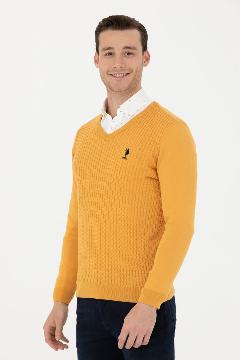 Erkek Hardal V Yaka Kazak - 50268937084