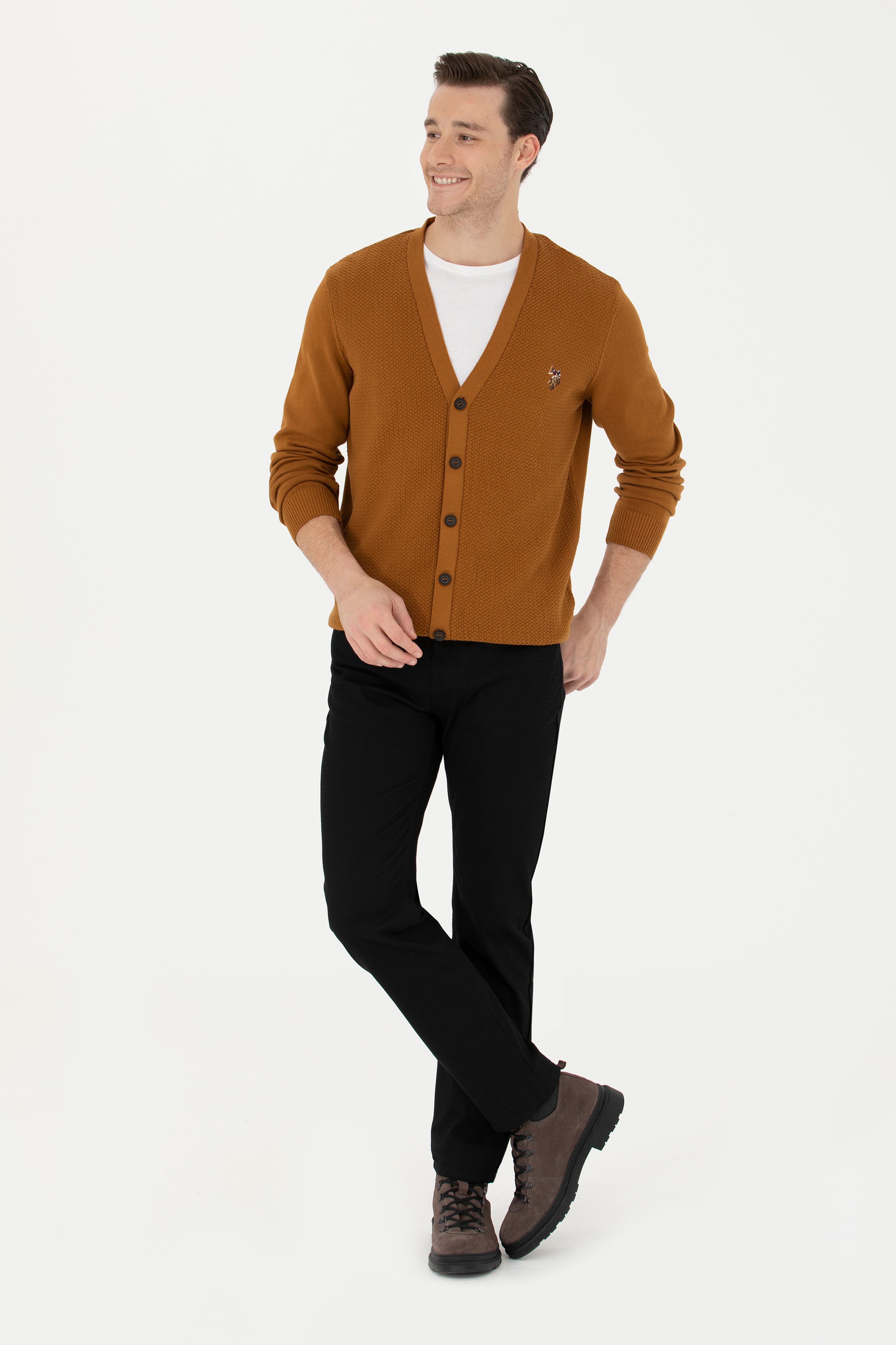 Erkek Coconut Basic Triko Hırka - Image 4