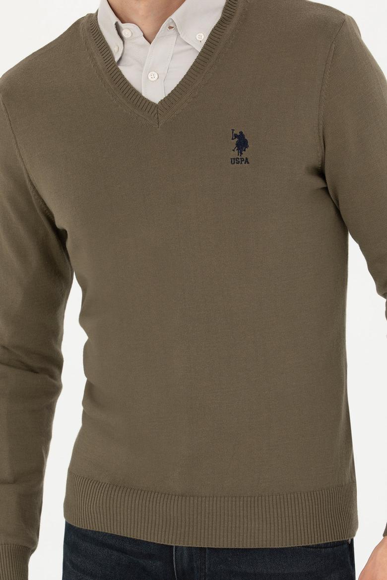 Erkek Haki Basic Kazak - 50269002154