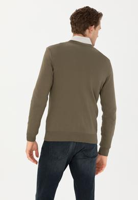 Erkek Haki Basic Kazak - 50269002154