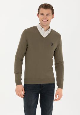 Erkek Haki Basic Kazak - 50269002154