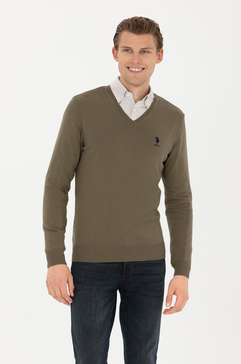 Erkek Haki Basic Kazak