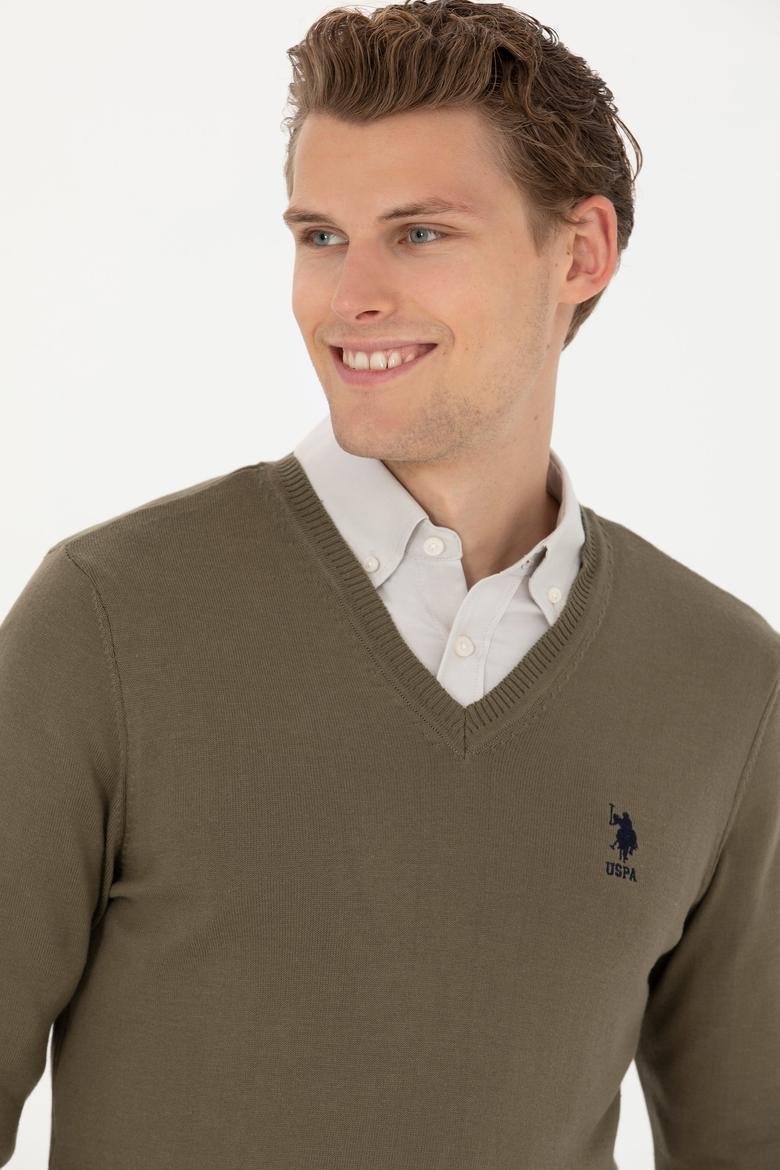 Erkek Haki Basic Kazak - 50269002154