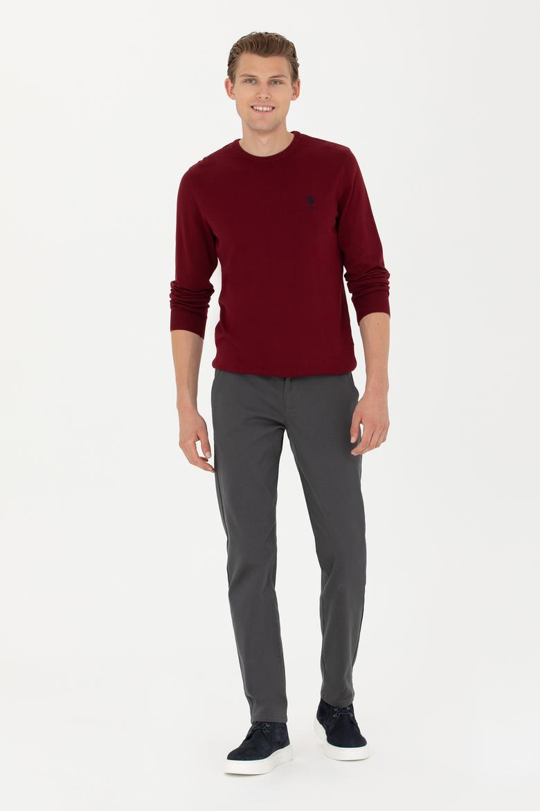 Erkek Bordo Basic Kazak - 50269005034