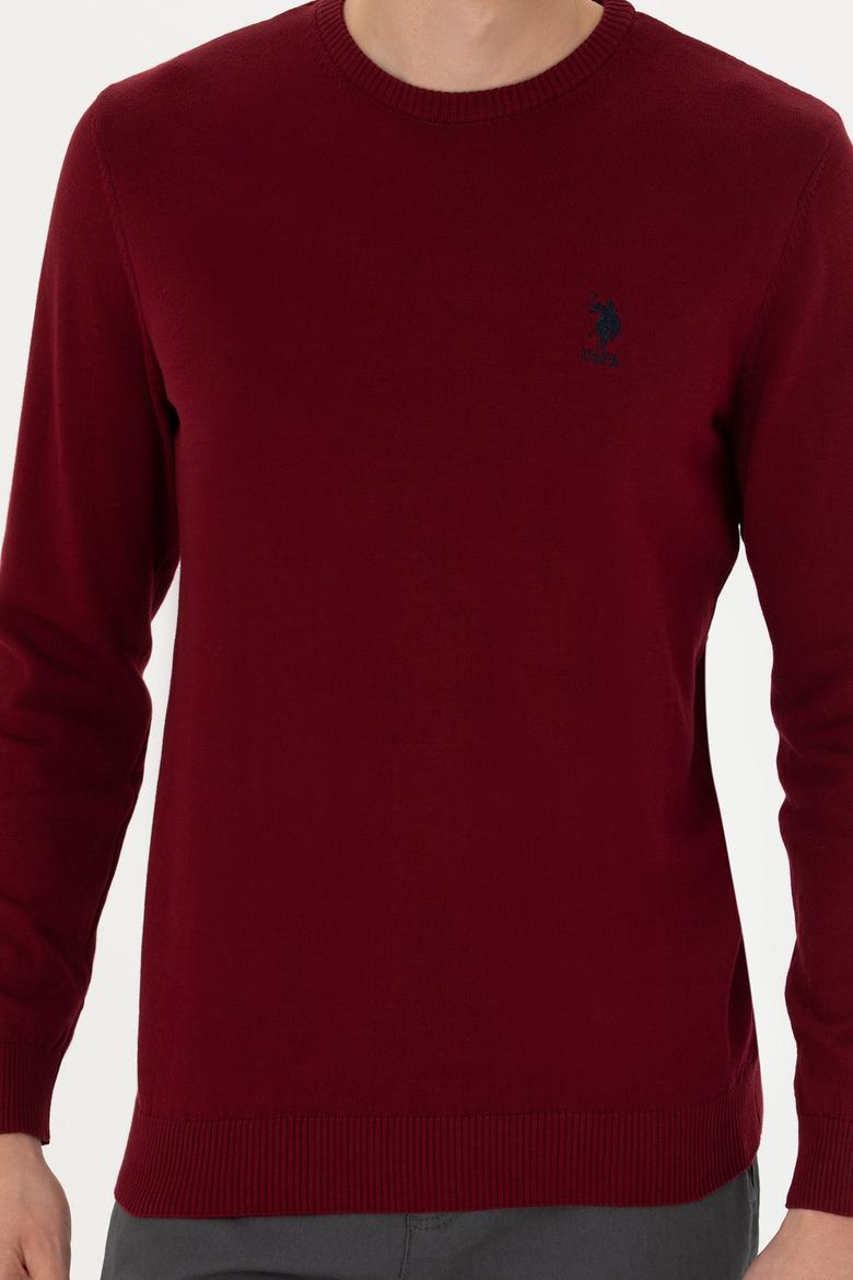 Erkek Bordo Basic Kazak - 50269005034