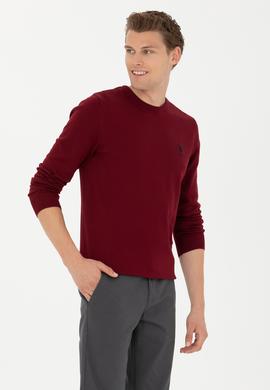 Erkek Bordo Basic Kazak - 50269005034