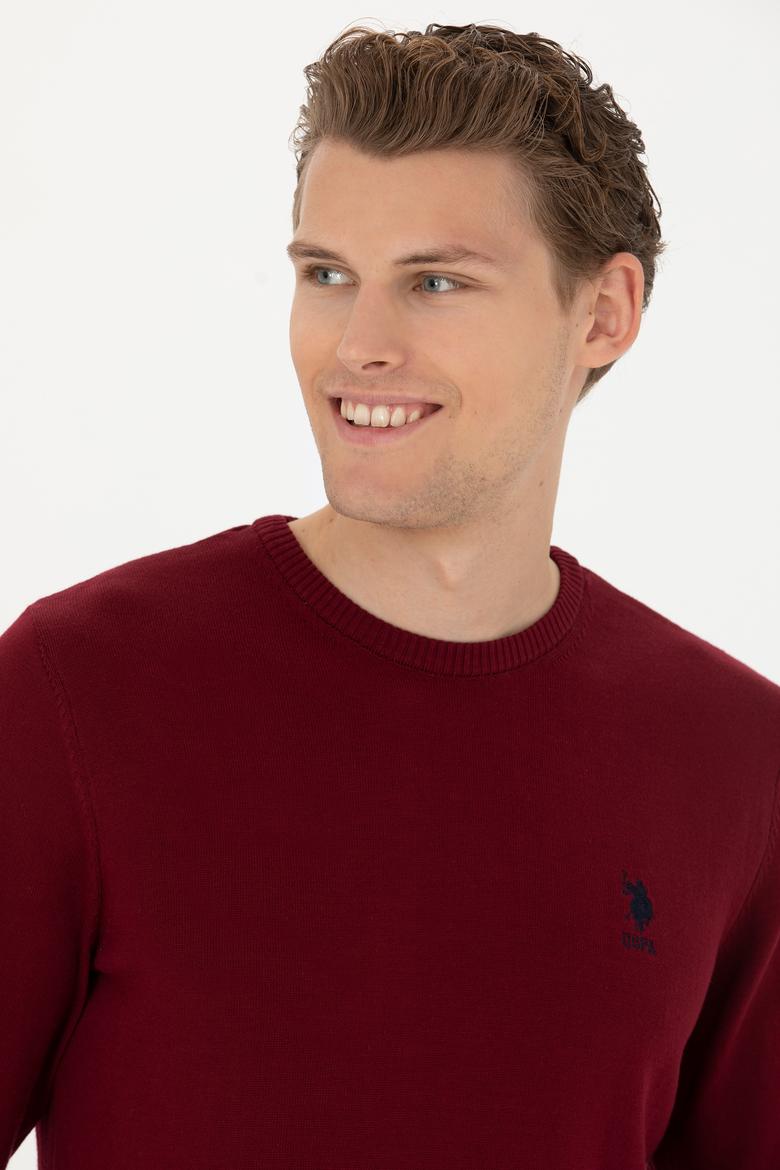 Erkek Bordo Basic Kazak - 50269005034