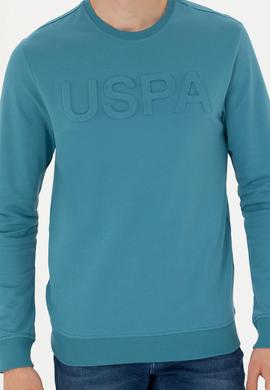 Erkek Petrol Basic Sweatshirt - 50269402094