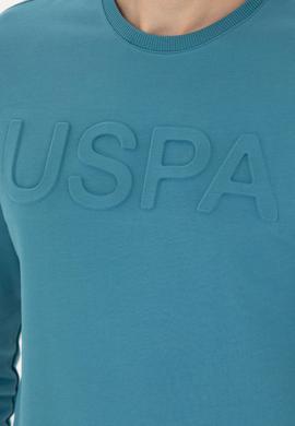 Erkek Petrol Basic Sweatshirt - 50269402094