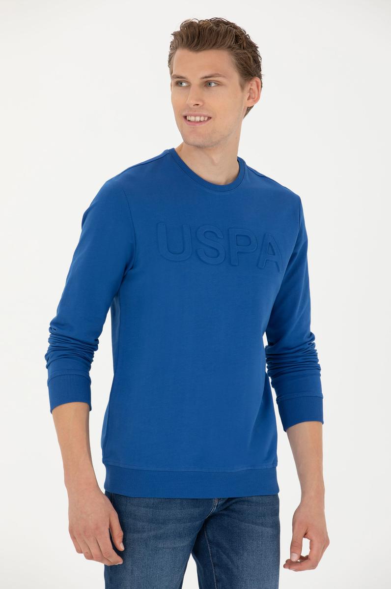 Erkek Saks Basic Sweatshirt