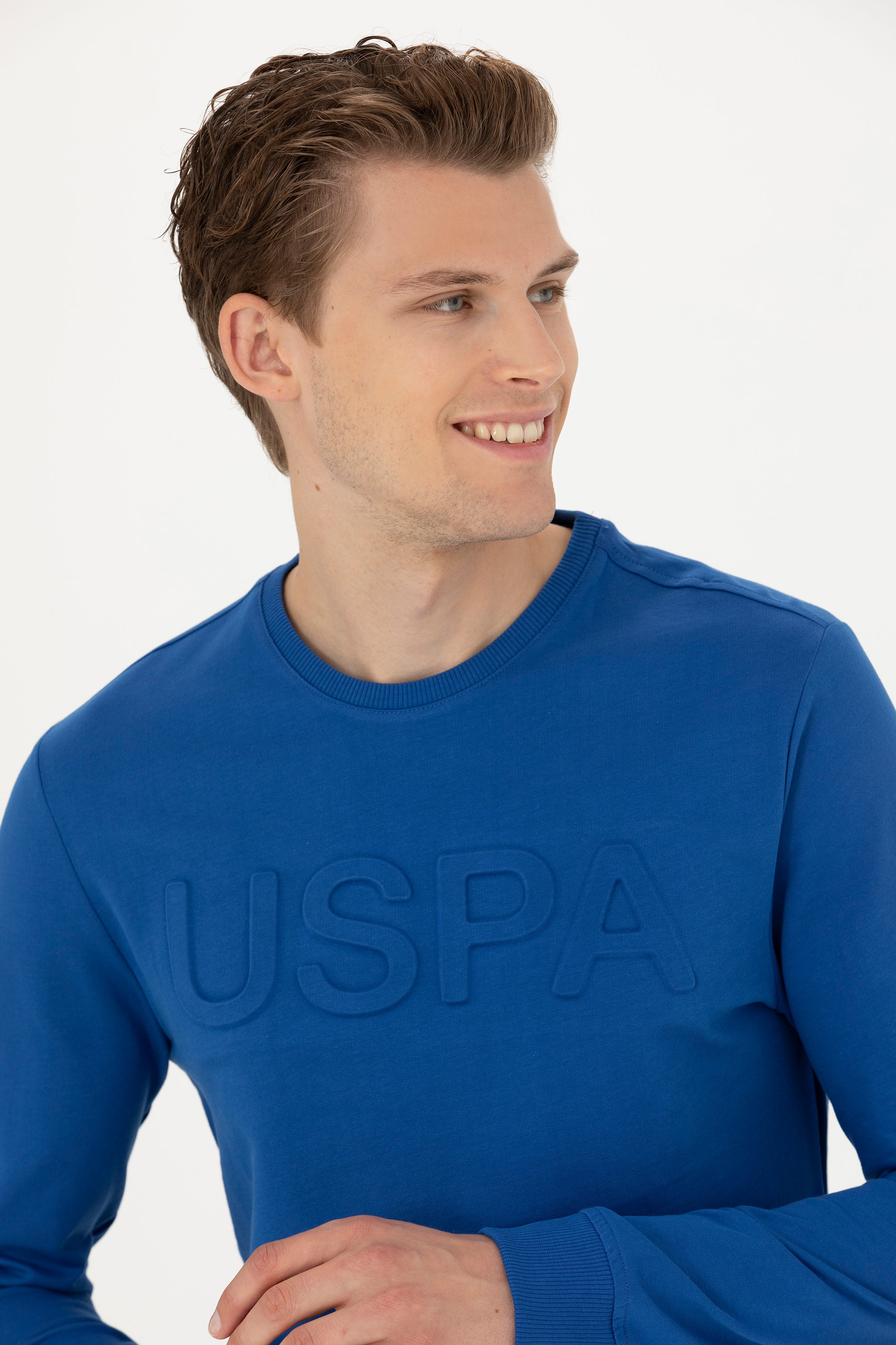 Erkek Saks Basic Sweatshirt - Image 2