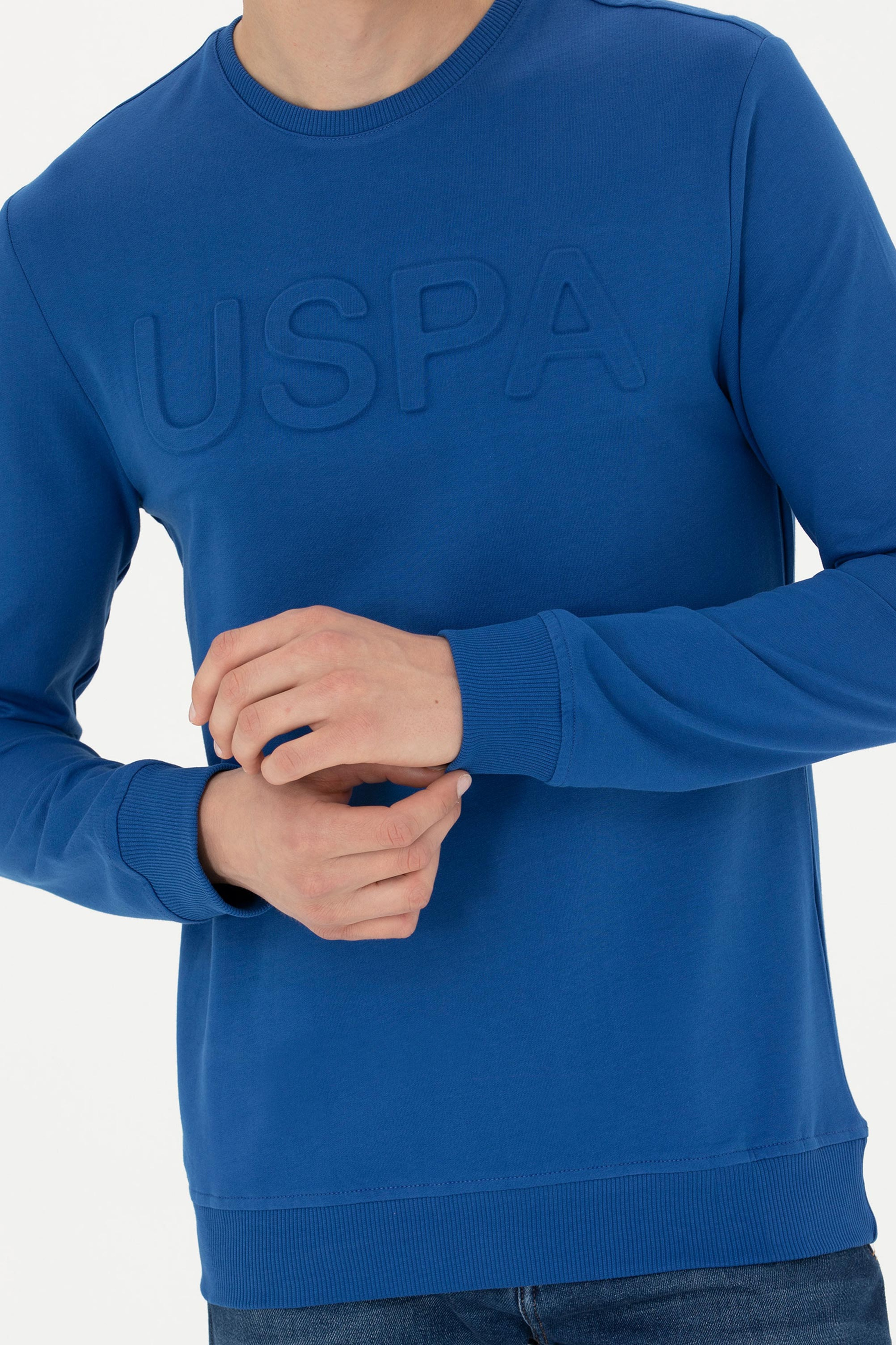 Erkek Saks Basic Sweatshirt