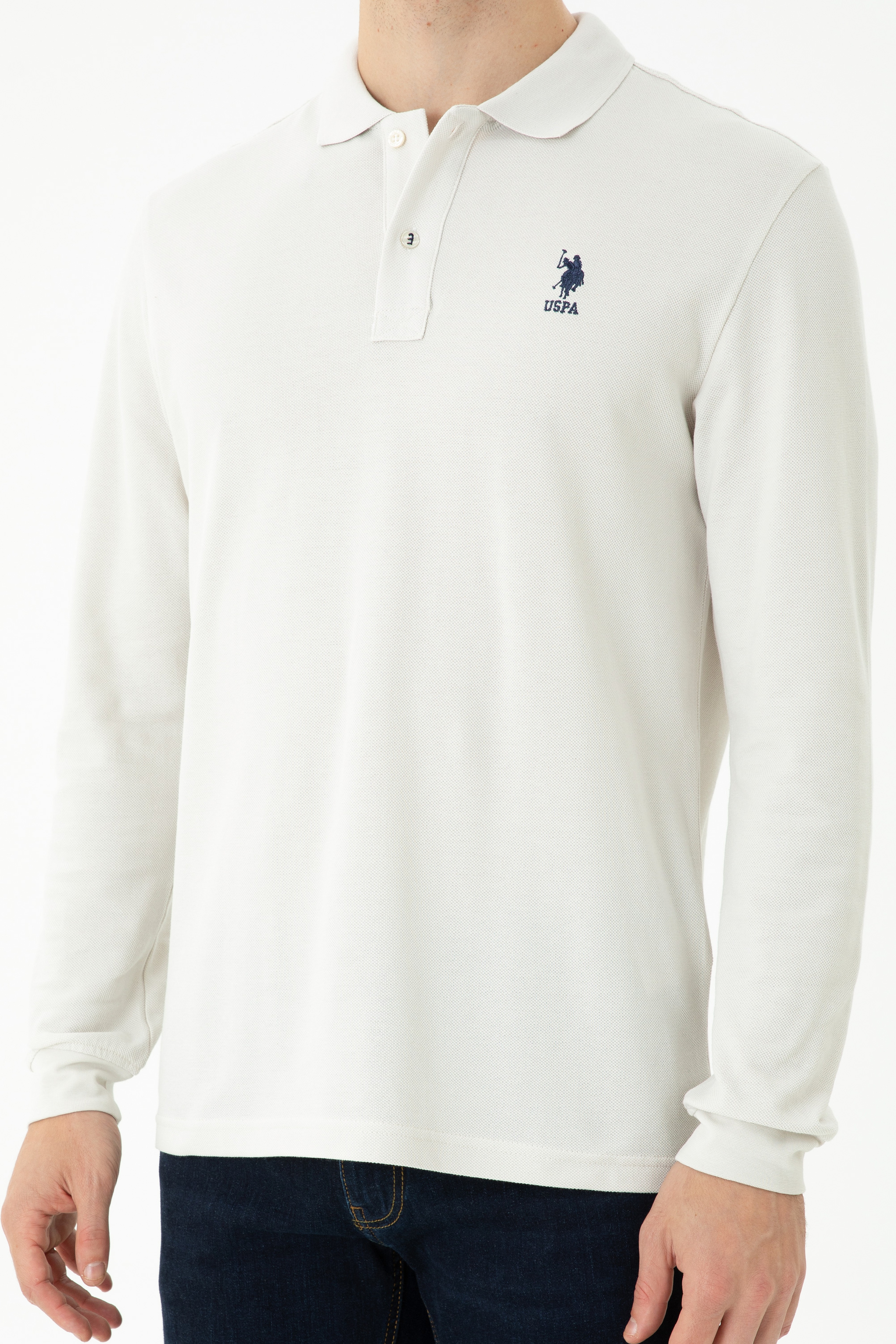 Erkek Taş Basic Sweatshirt - Image 6