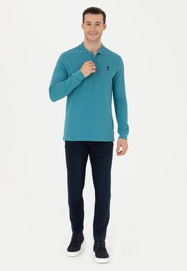 Erkek Petrol Basic Sweatshirt - 50269403183