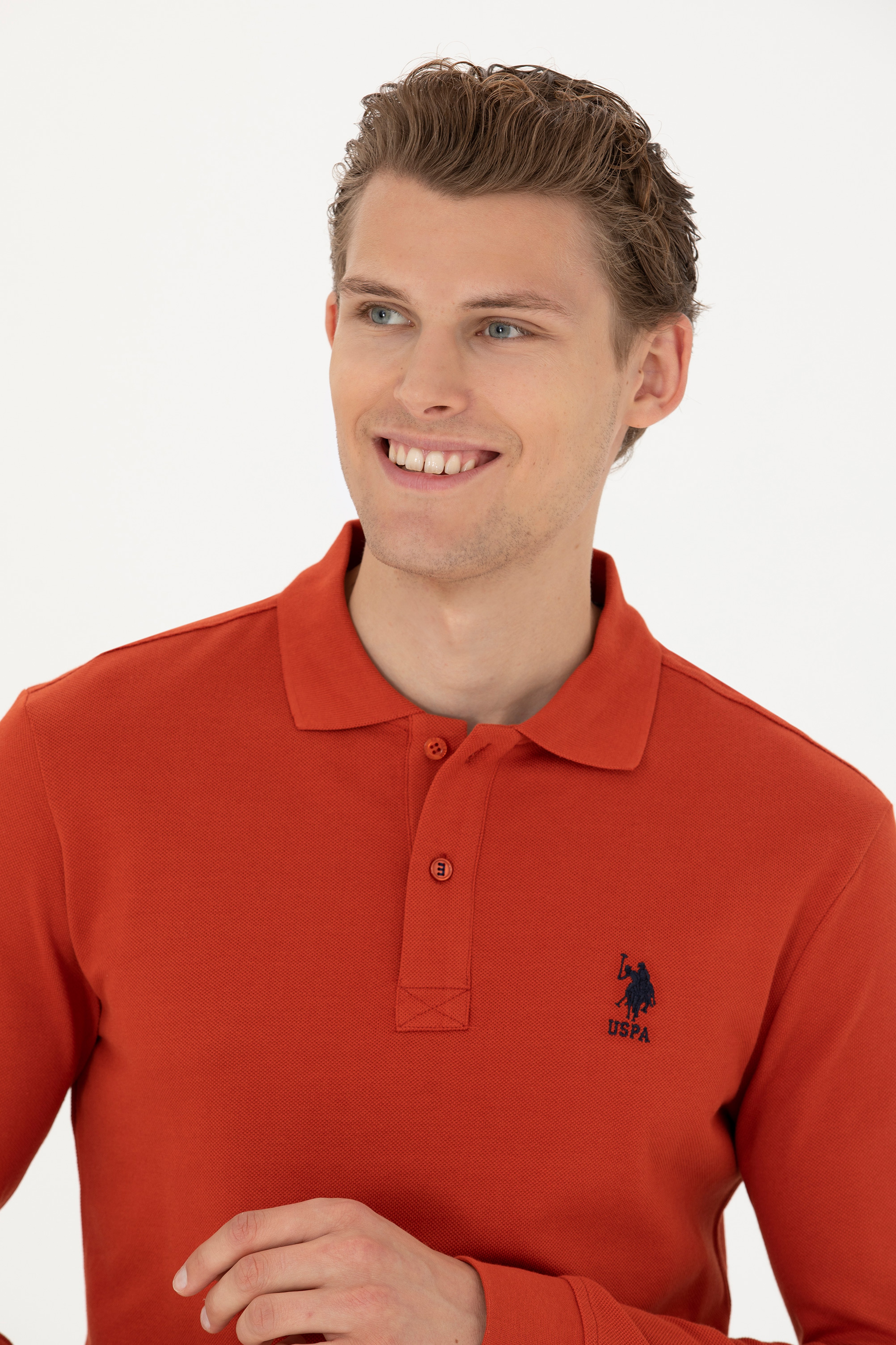 Erkek Kiremit Basic Sweatshirt - Image 2