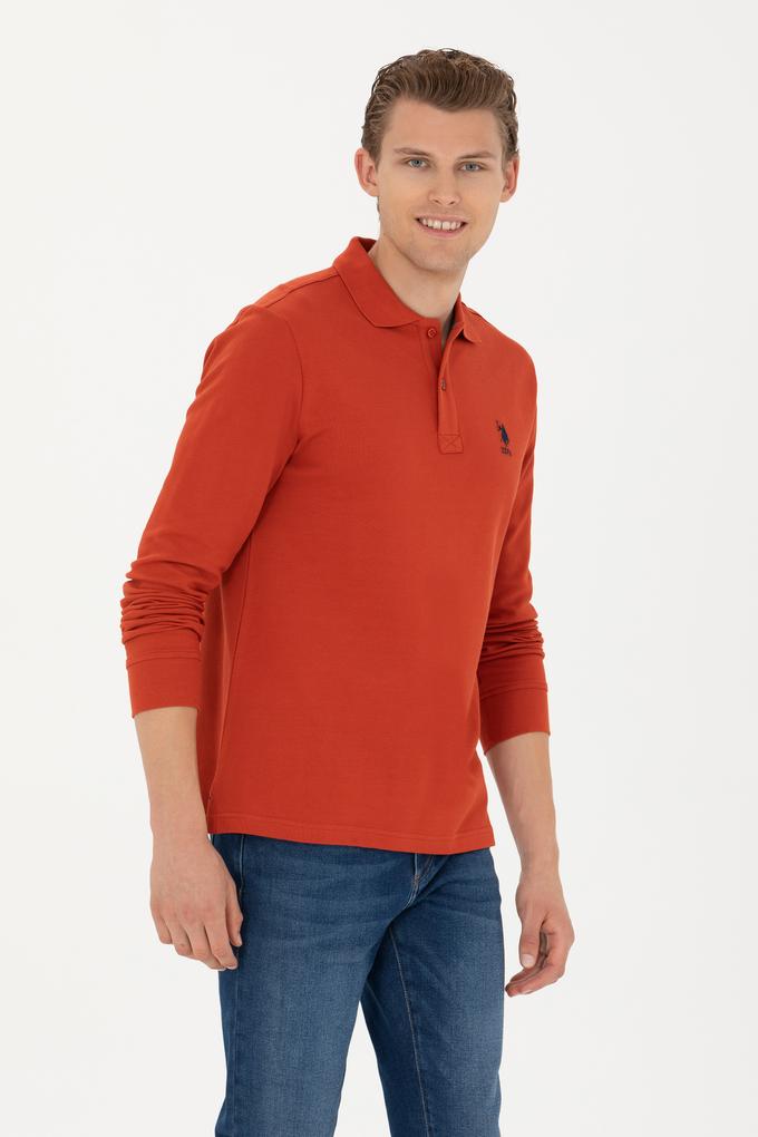 Erkek Kiremit Basic Sweatshirt