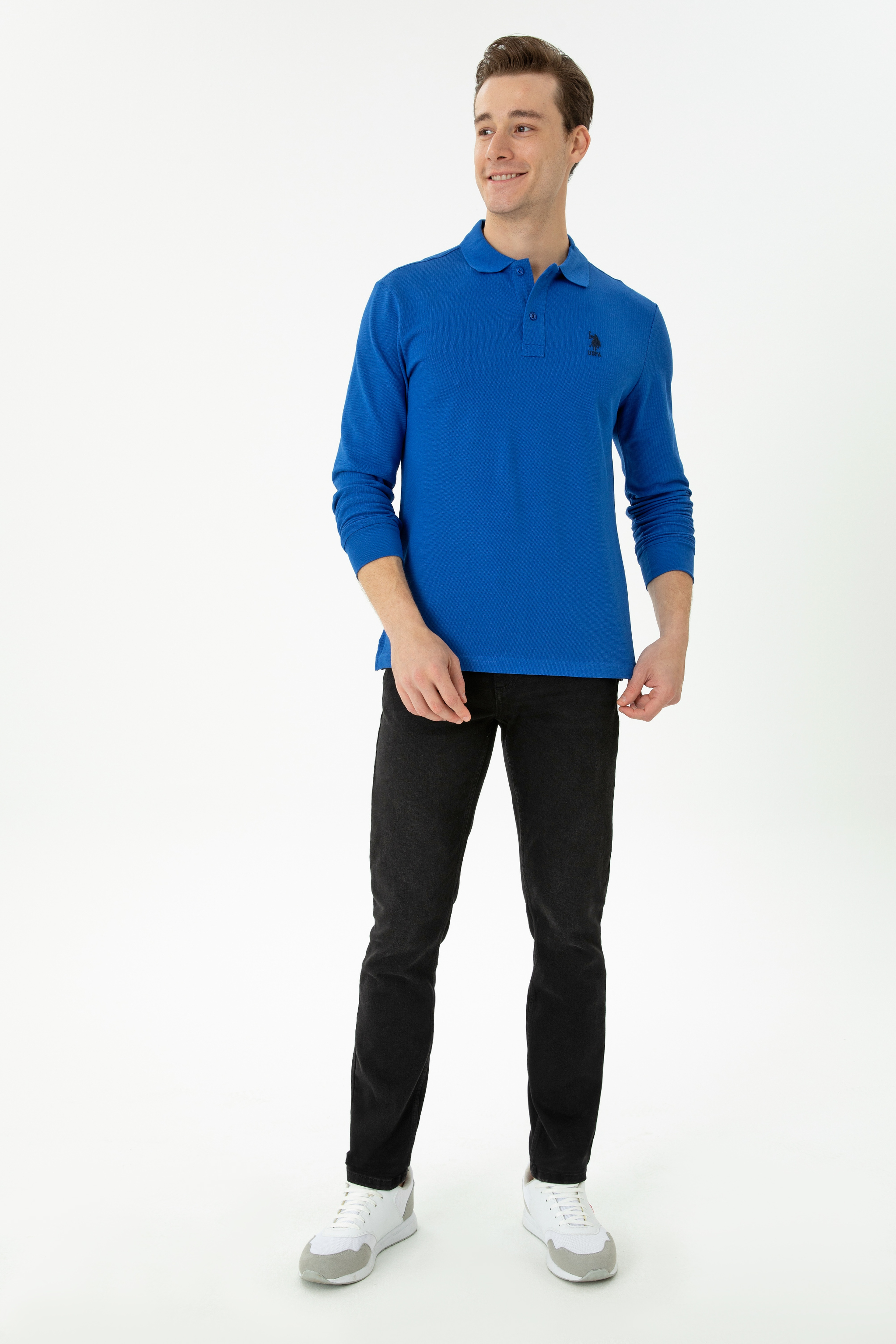 Erkek Saks Basic Sweatshirt