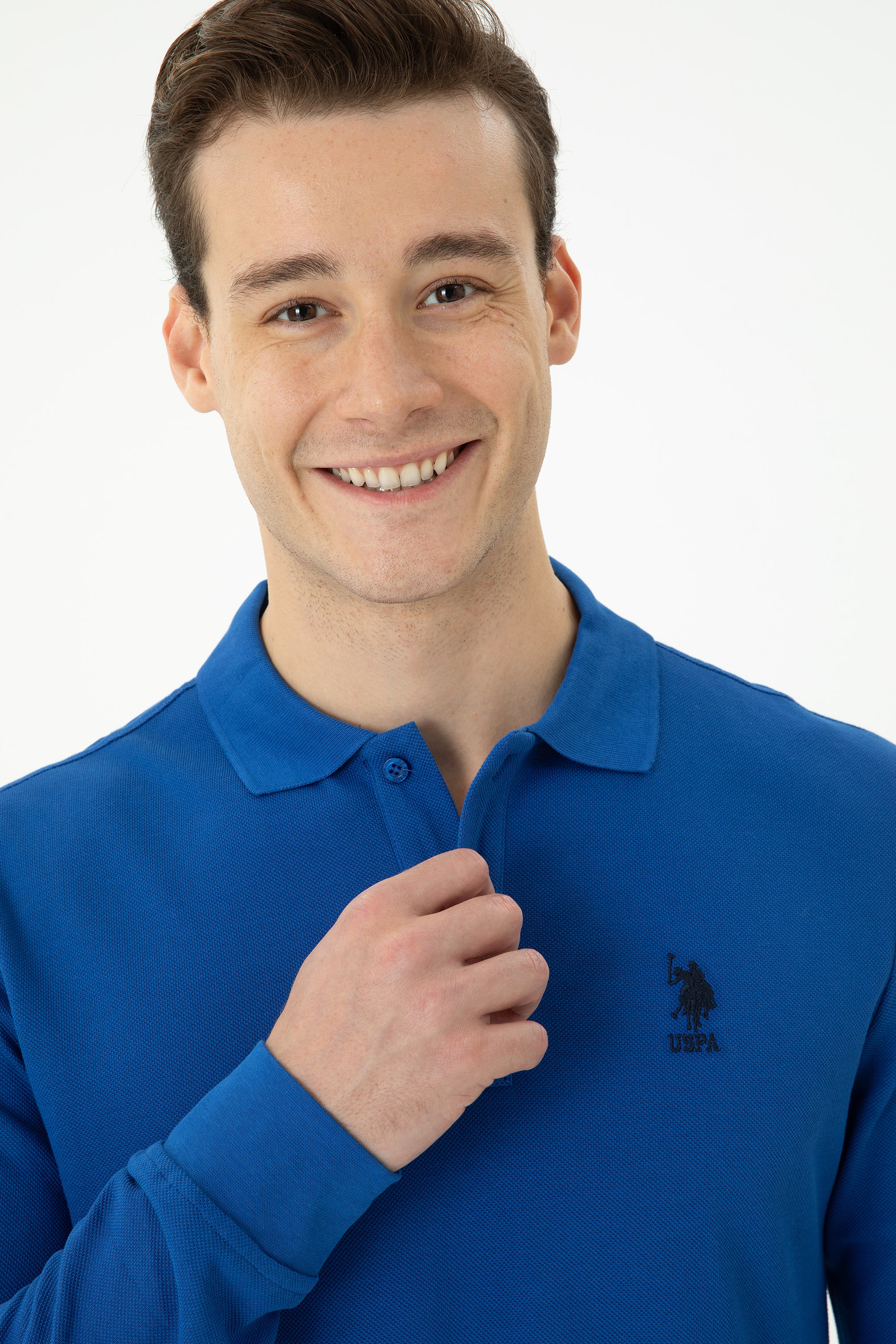 Erkek Saks Basic Sweatshirt - Image 2