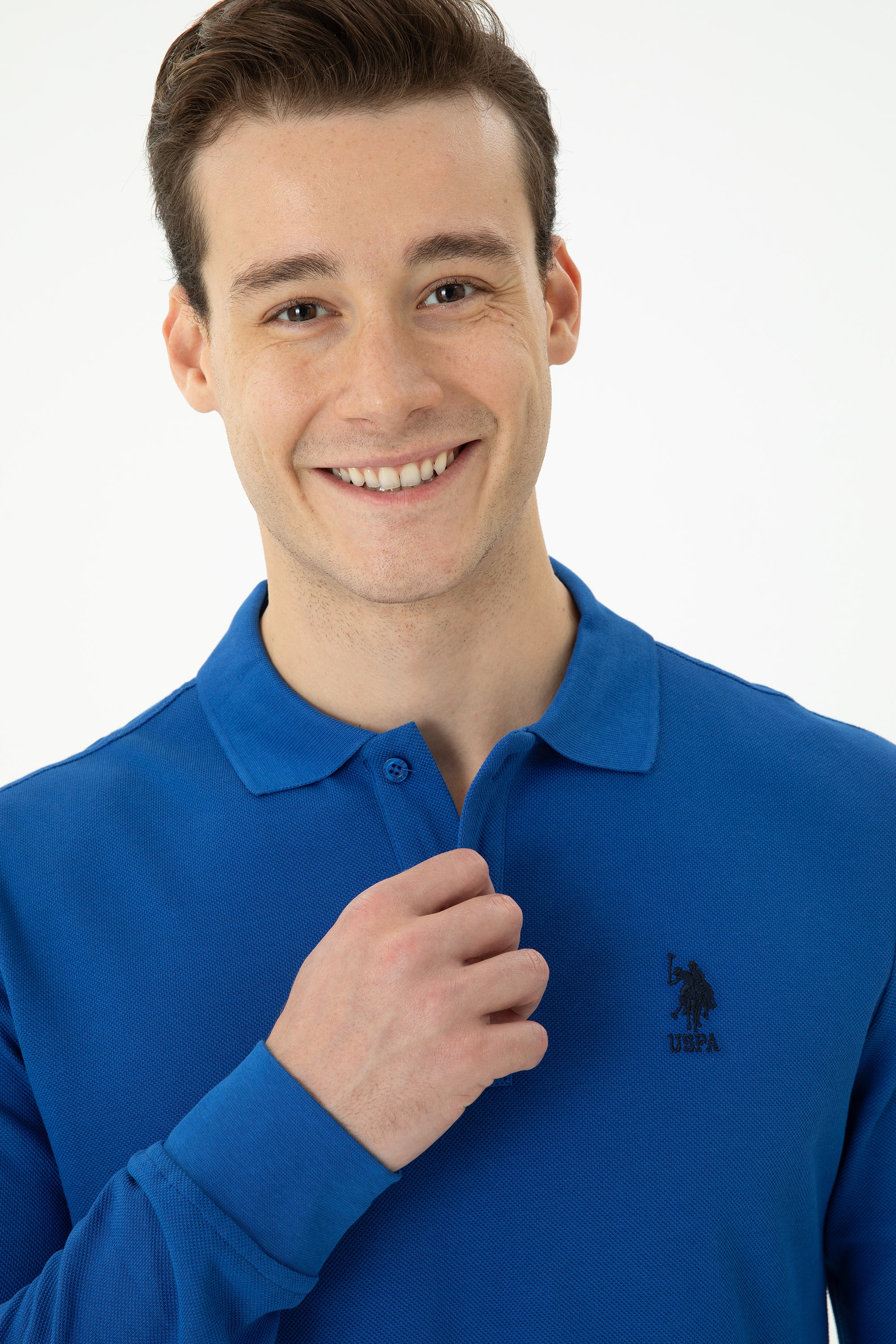 Erkek Saks Basic Sweatshirt