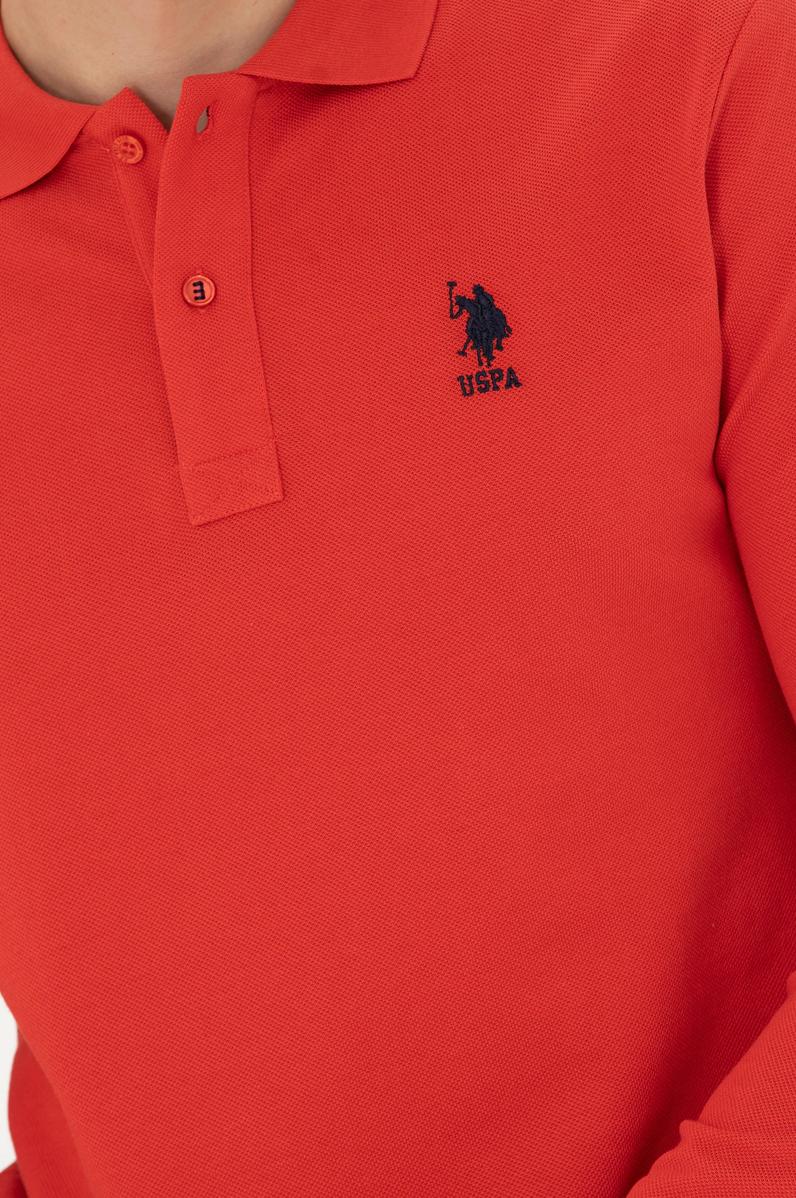 Erkek Kırmızı Basic Sweatshirt