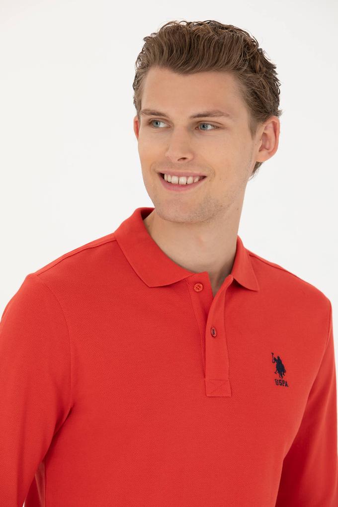 Erkek Kırmızı Basic Sweatshirt