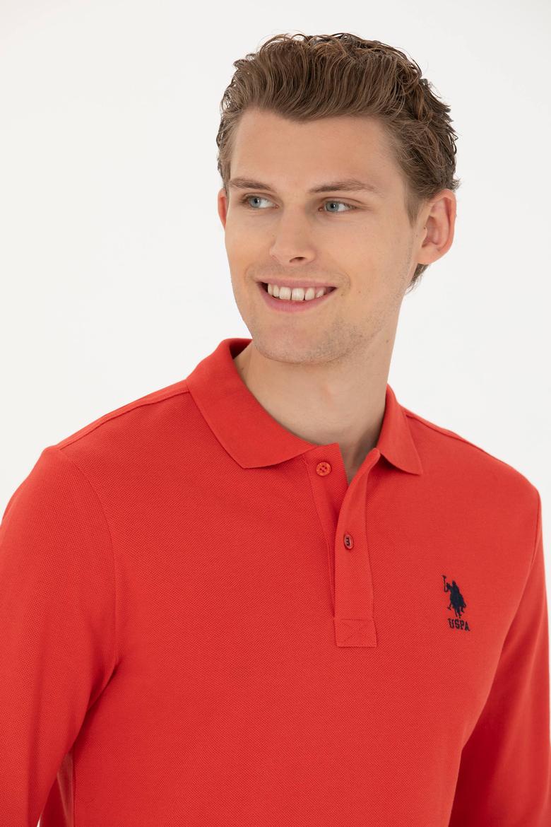 Erkek Kırmızı Basic Sweatshirt