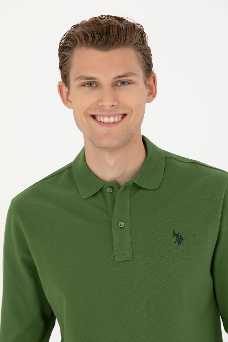 Erkek Yeşil Basic Sweatshirt - 50269405131