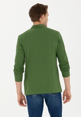 Erkek Yeşil Basic Sweatshirt - 50269405131