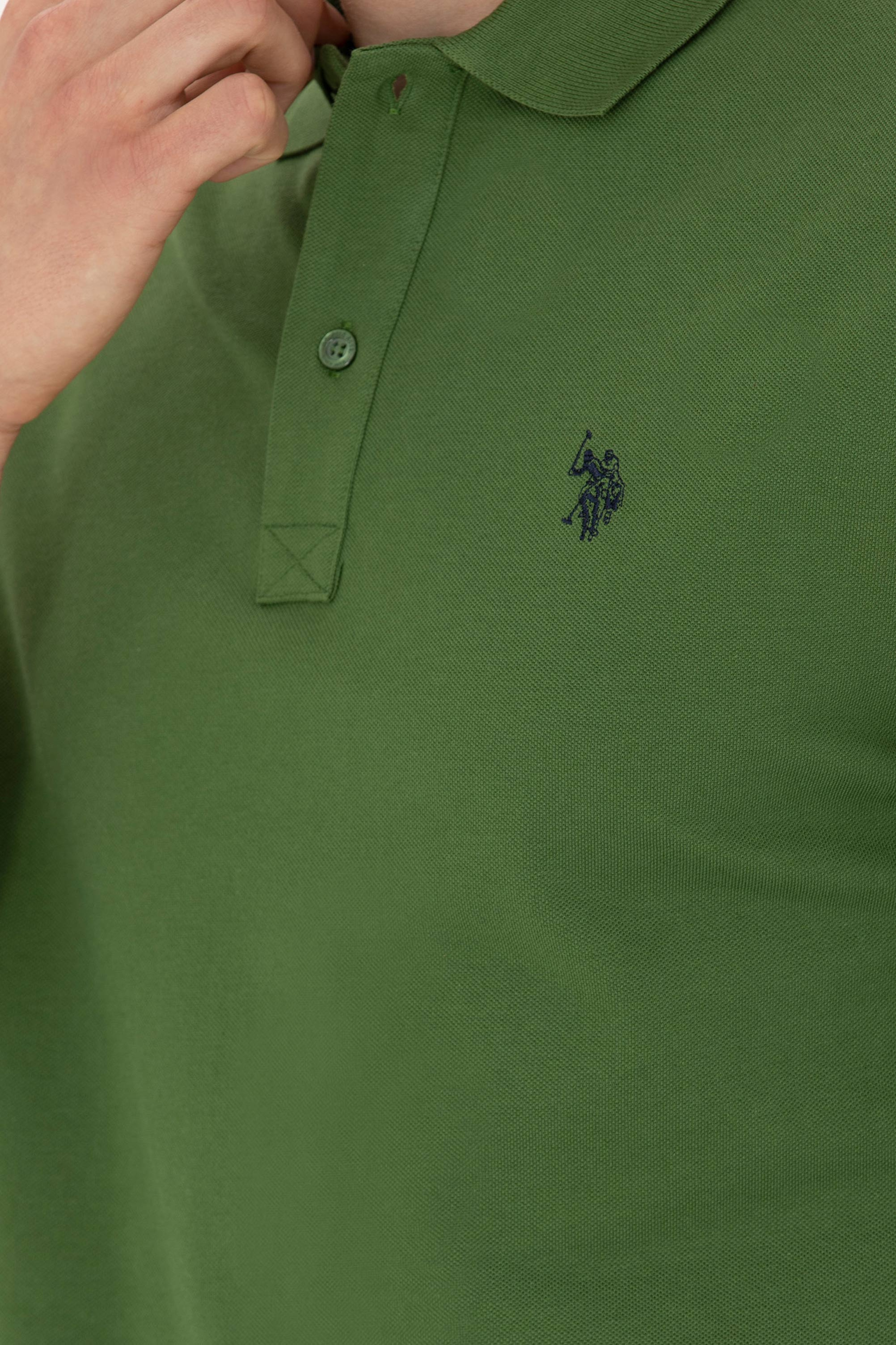 Erkek Yeşil Basic Sweatshirt - Image 7