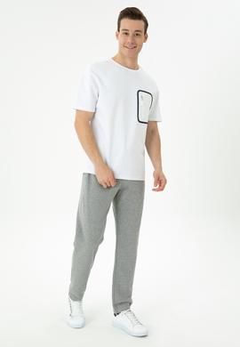 Erkek Gri Melanj Eşofman Altı - 50269406085