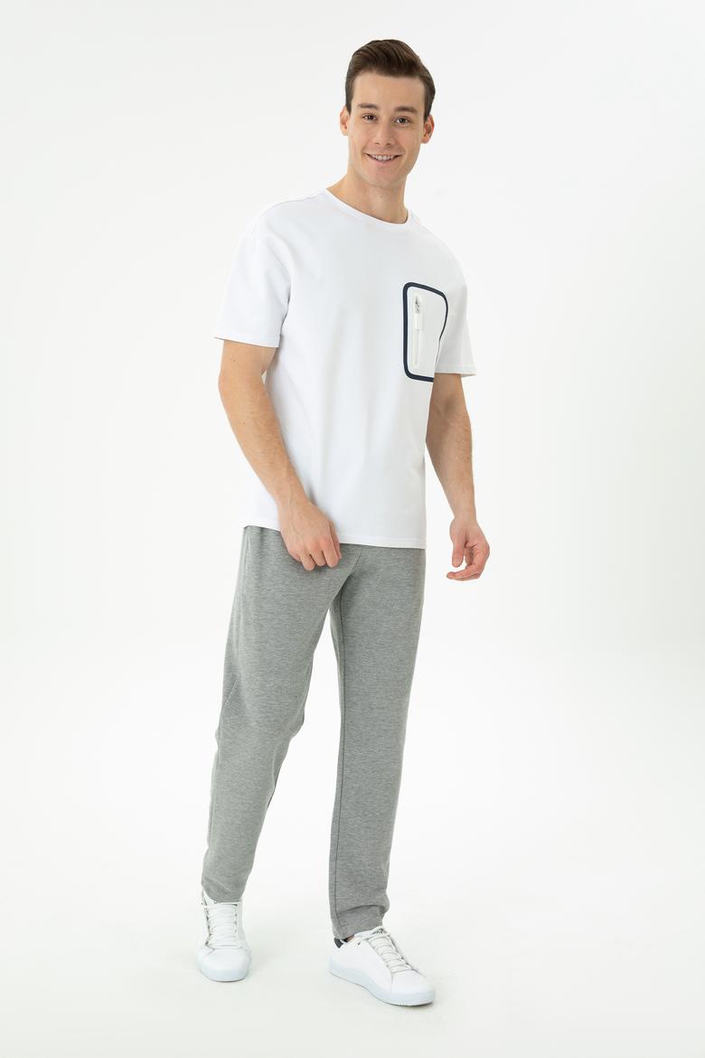 Erkek Gri Melanj Eşofman Altı - 50269406085