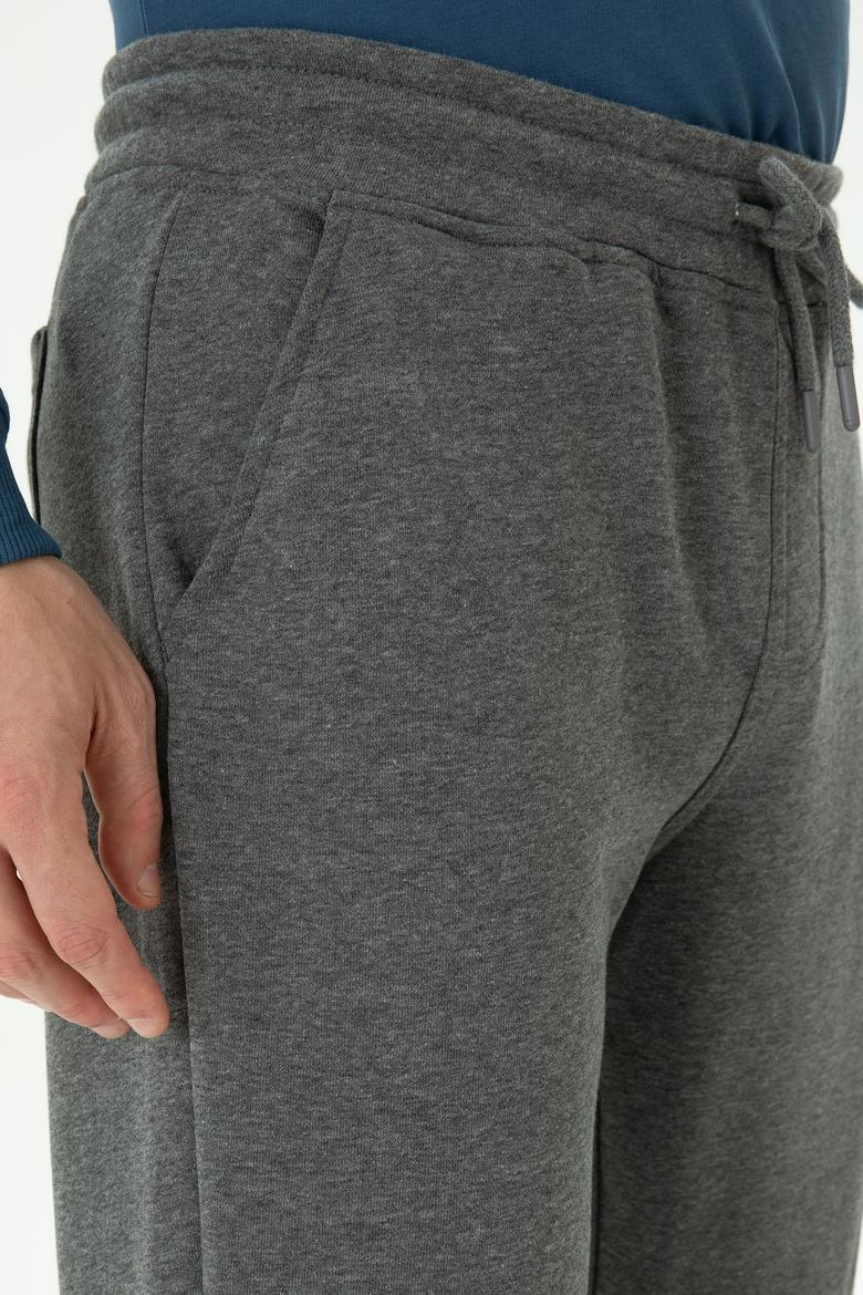 Erkek Antrasit Melanj Eşofman Altı - 50269407047