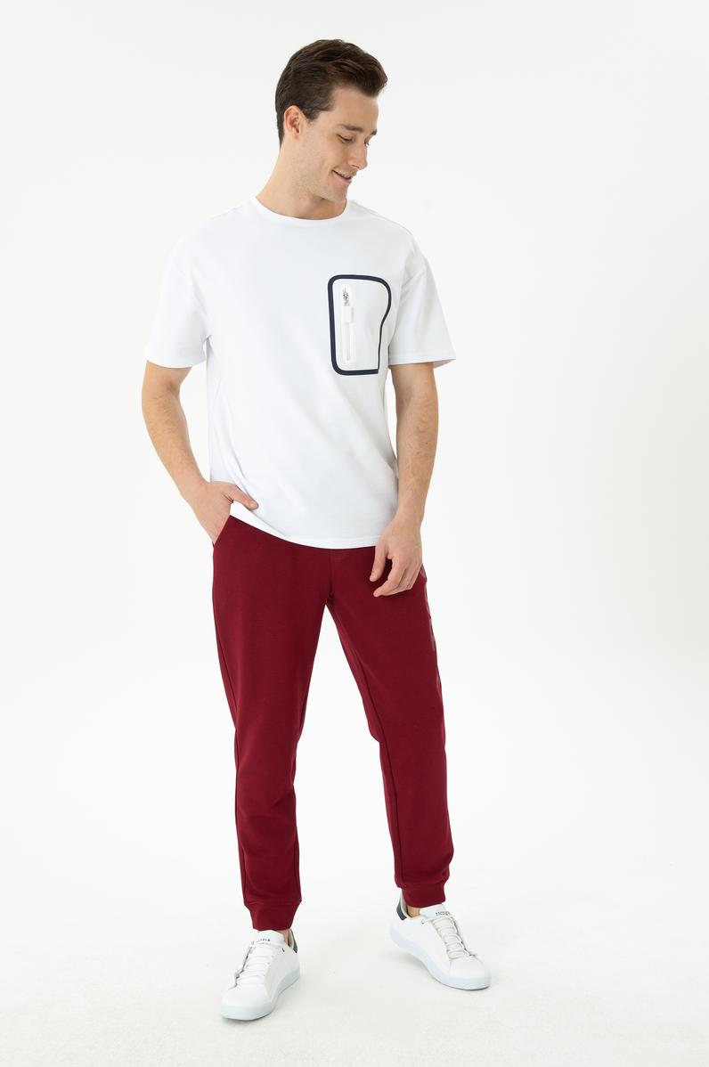 Erkek Bordo Eşofman Altı