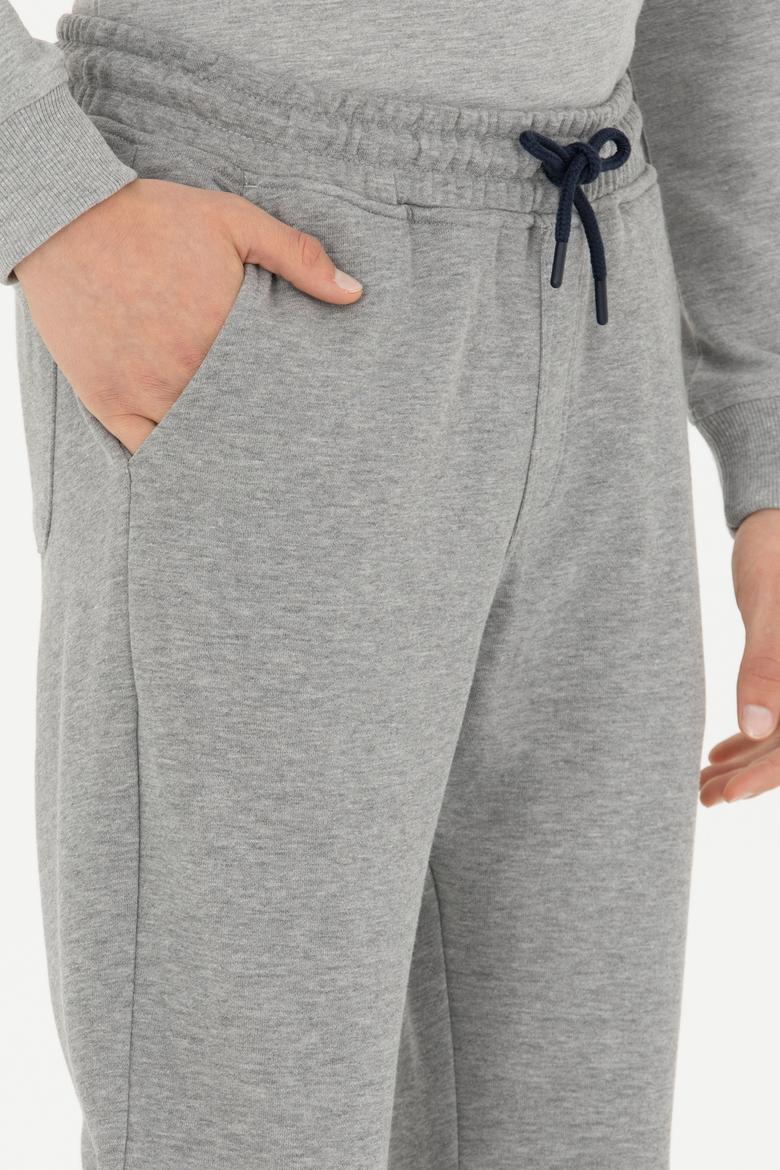 Erkek Gri Melanj Eşofman Altı - 50269408106