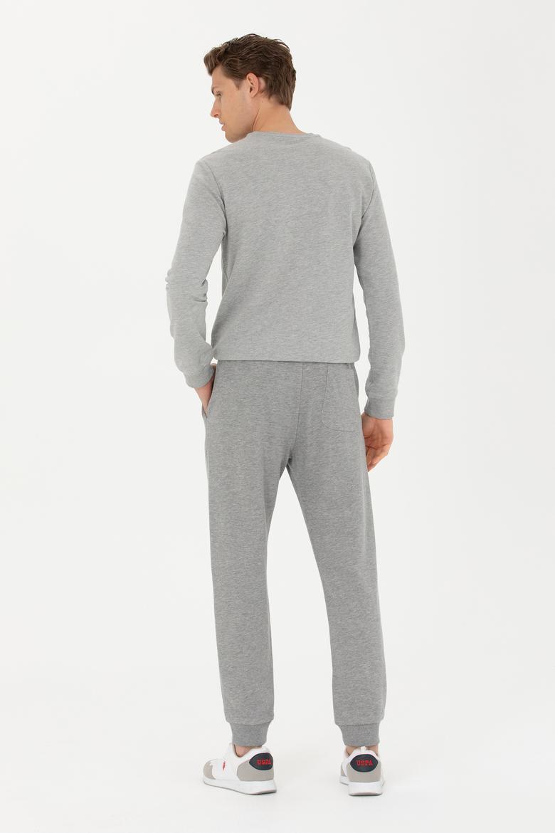 Erkek Gri Melanj Eşofman Altı - 50269408107