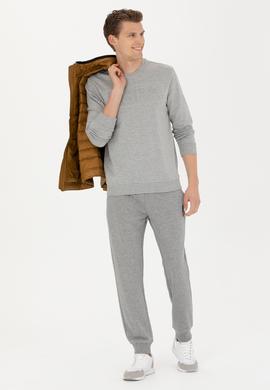 Erkek Gri Melanj Eşofman Altı - 50269408106