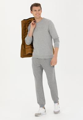 Erkek Gri Melanj Eşofman Altı - 50269408106