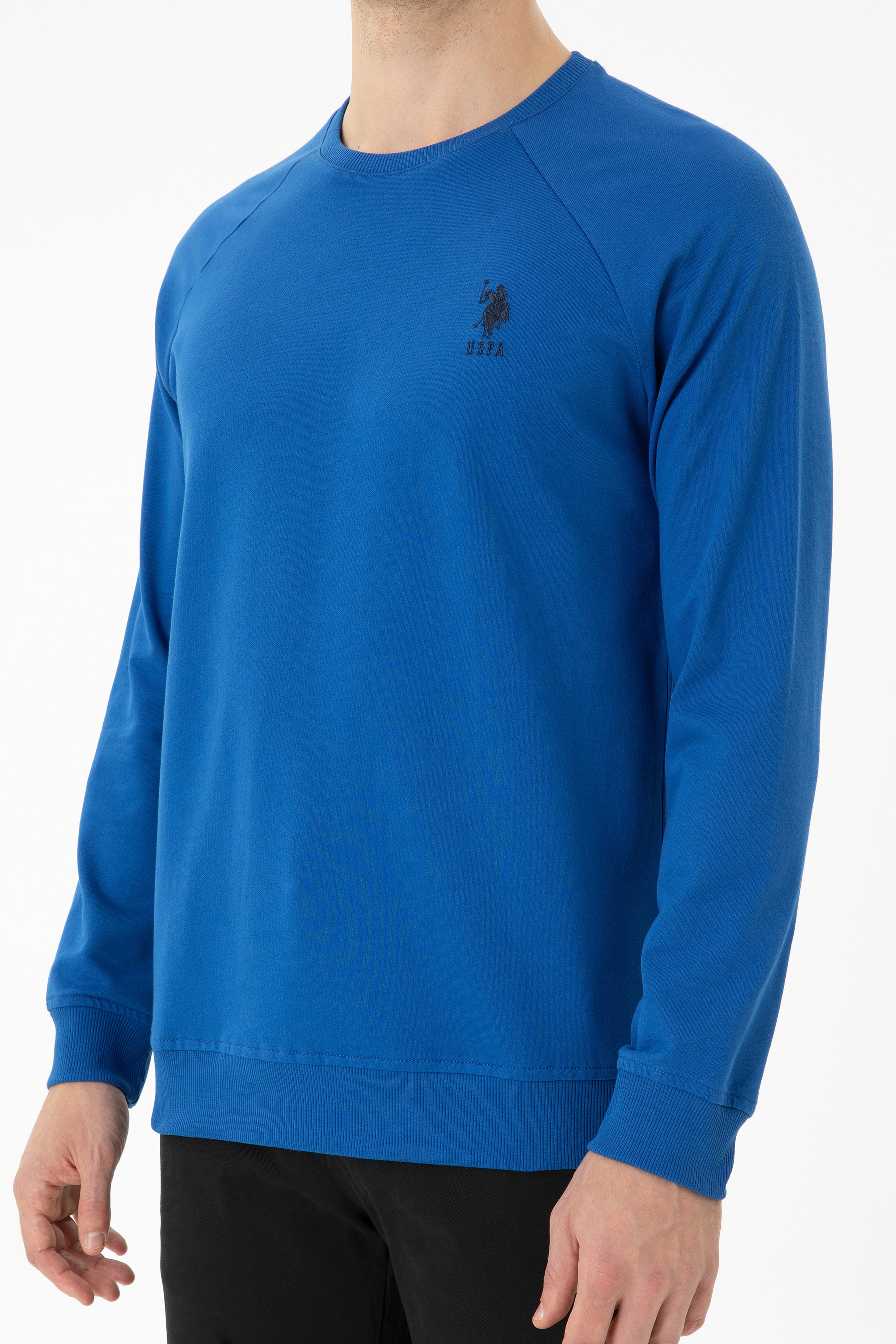 Erkek Saks Basic Sweatshirt