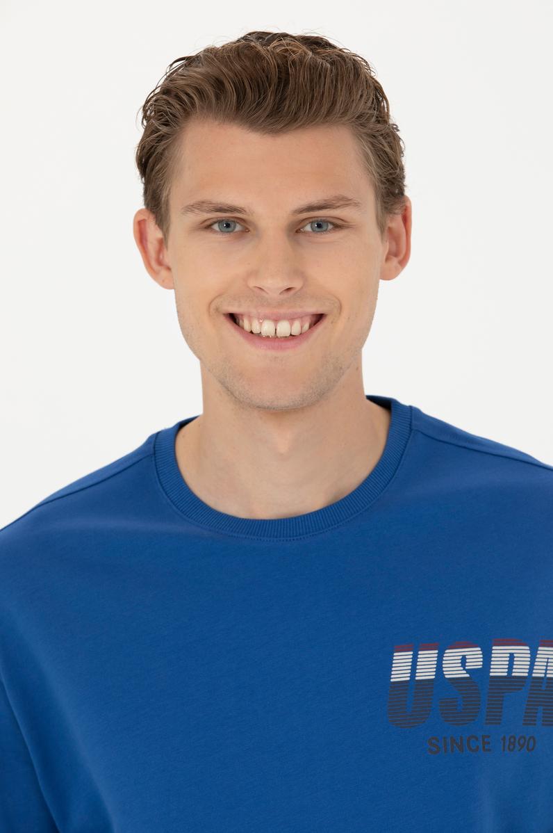 Erkek Saks Sweatshirt