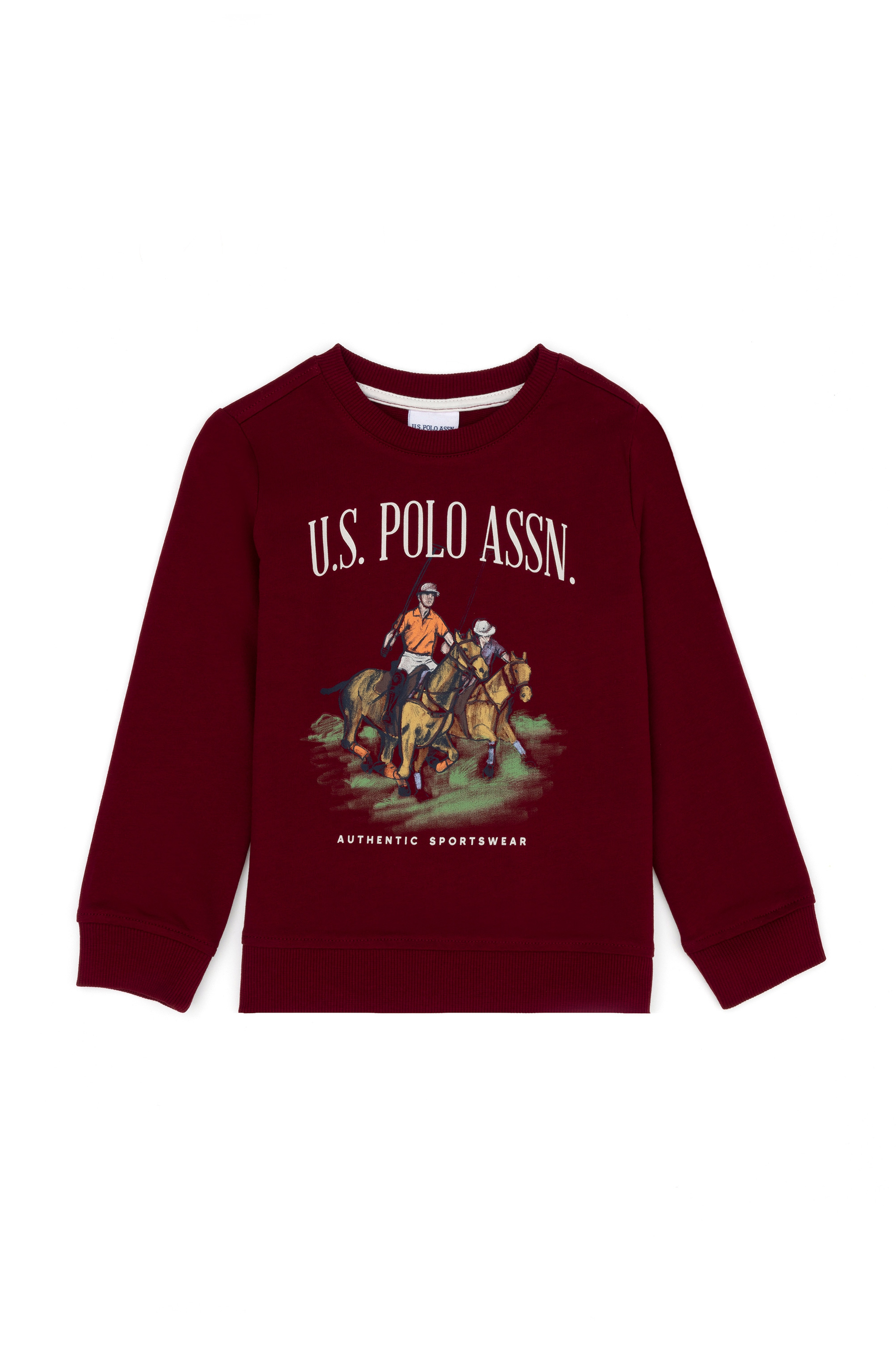 Erkek Çocuk Bordo Sweatshirt - Image 1