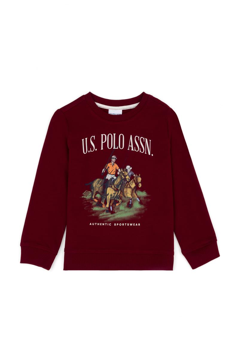 Erkek Çocuk Bordo Sweatshirt