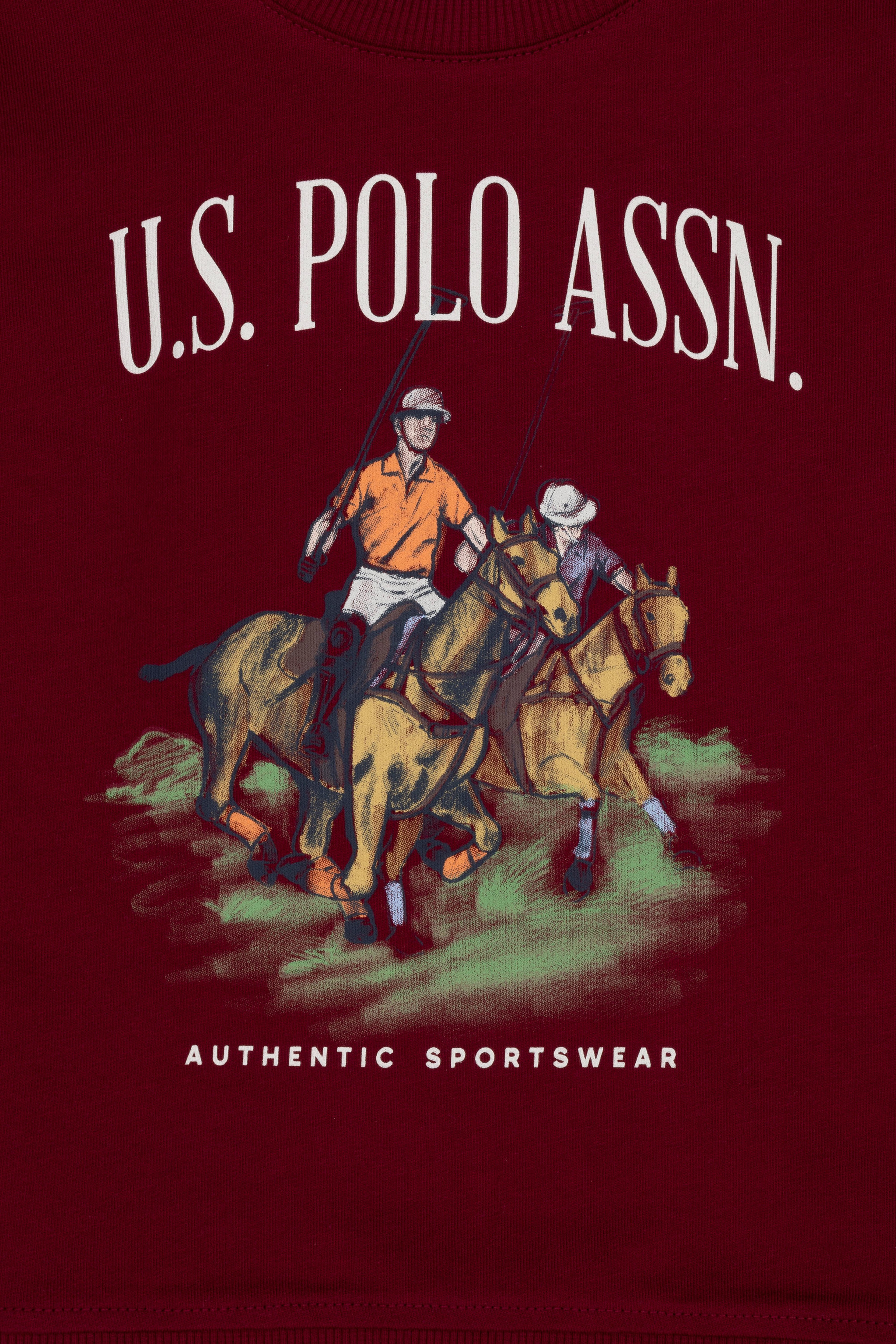 Erkek Çocuk Bordo Sweatshirt - Image 3