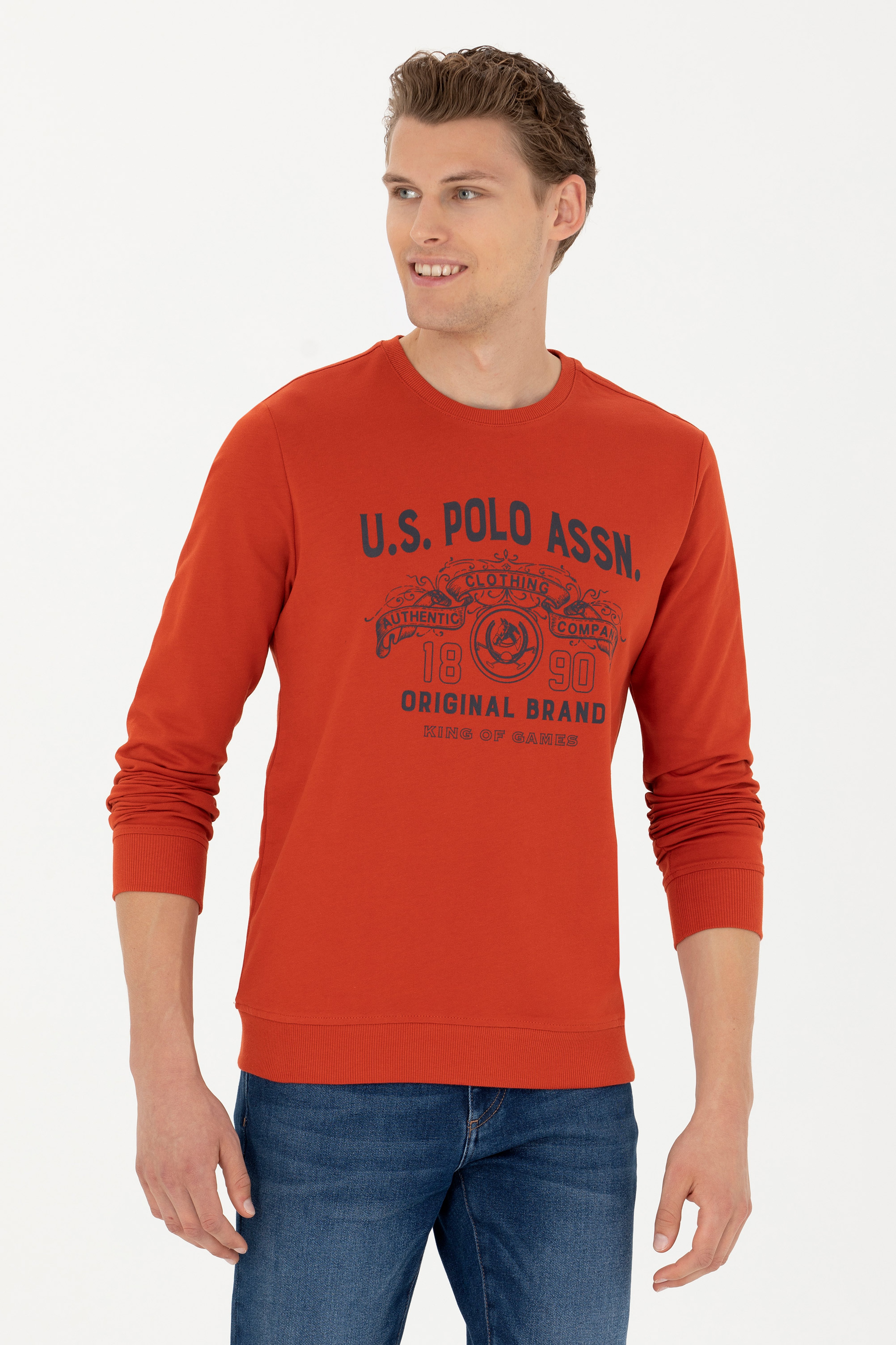Erkek Kiremit Sweatshirt - Image 2