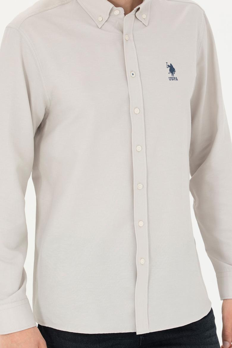 Erkek Taş Uzun Kollu Basic Gömlek - 50271269100