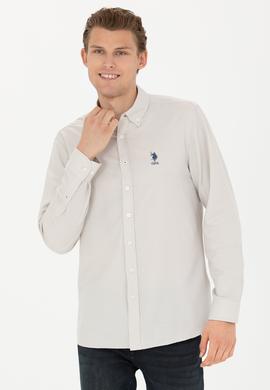 Erkek Taş Uzun Kollu Basic Gömlek - 50271269100