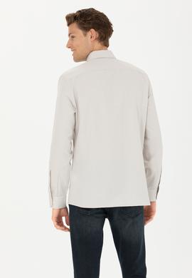 Erkek Taş Uzun Kollu Basic Gömlek - 50271269100