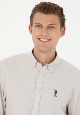 Erkek Taş Uzun Kollu Basic Gömlek - 50271269100