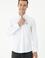 Erkek Beyaz Uzun Kollu Basic Gömlek