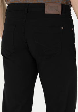 Erkek Slim Fit Siyah Kanvas Pantolon - 50271429140